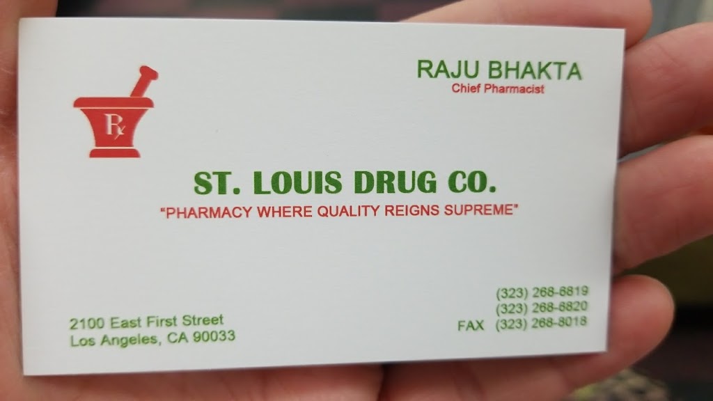 St Louis Pharmacy | 2100 1st St, Los Angeles, CA 90033, USA | Phone: (323) 268-6820