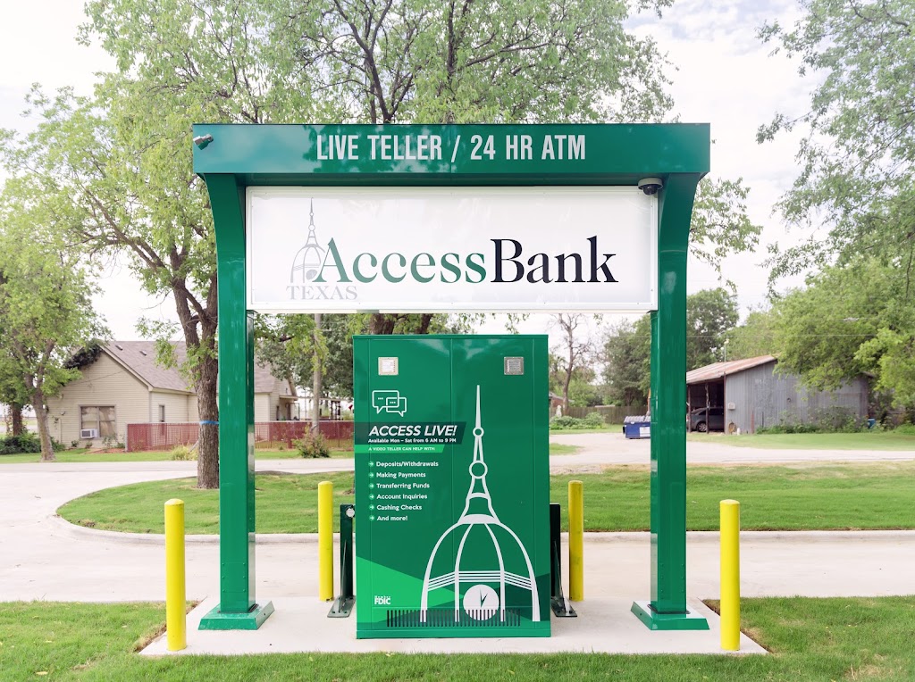 AccessBank Texas ATM (with Live Teller) | 201 N Farm to Market Rd 156, Ponder, TX 76259, USA | Phone: (940) 382-3962