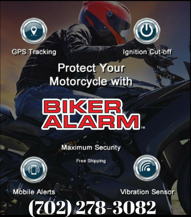 Biker Alarm | 1233 Hickory Grove, North Las Vegas, NV 89031, USA | Phone: (702) 278-3082