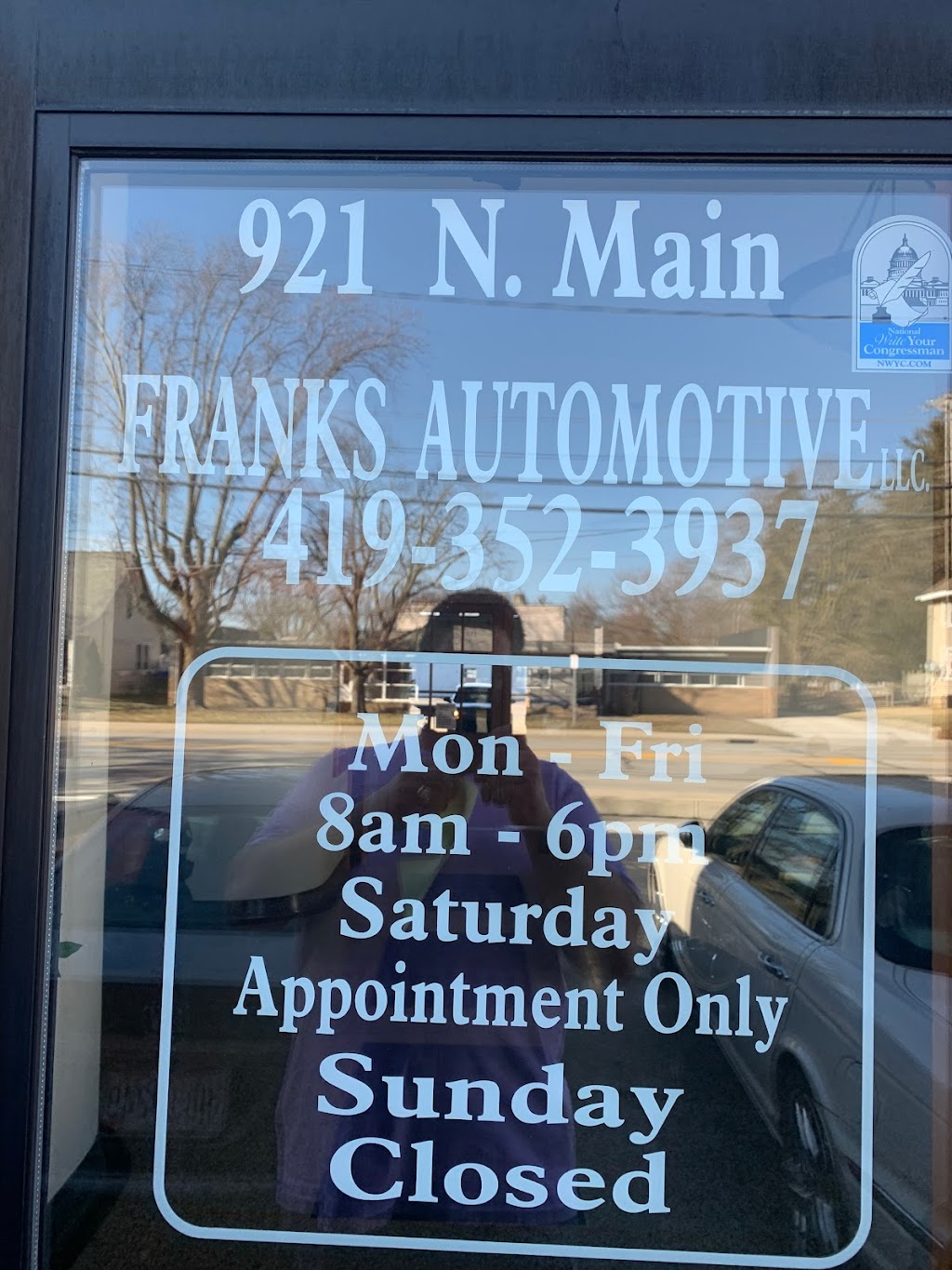 Franks Automotive | 921 N Main St, Bowling Green, OH 43402, USA | Phone: (419) 352-3937