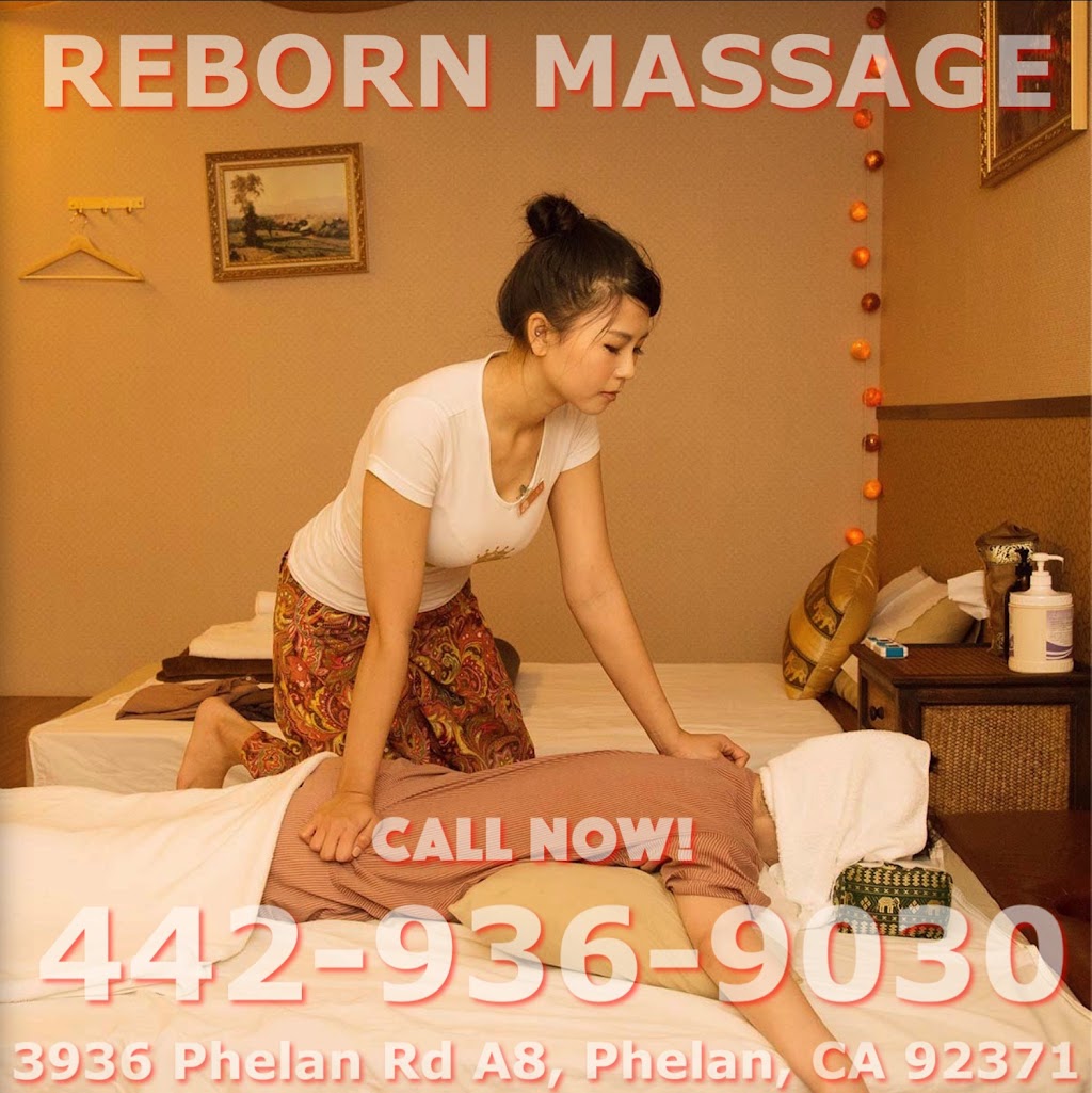 Reborn Massage | 3936 Phelan Rd A8, Phelan, CA 92371, USA | Phone: (442) 936-9030