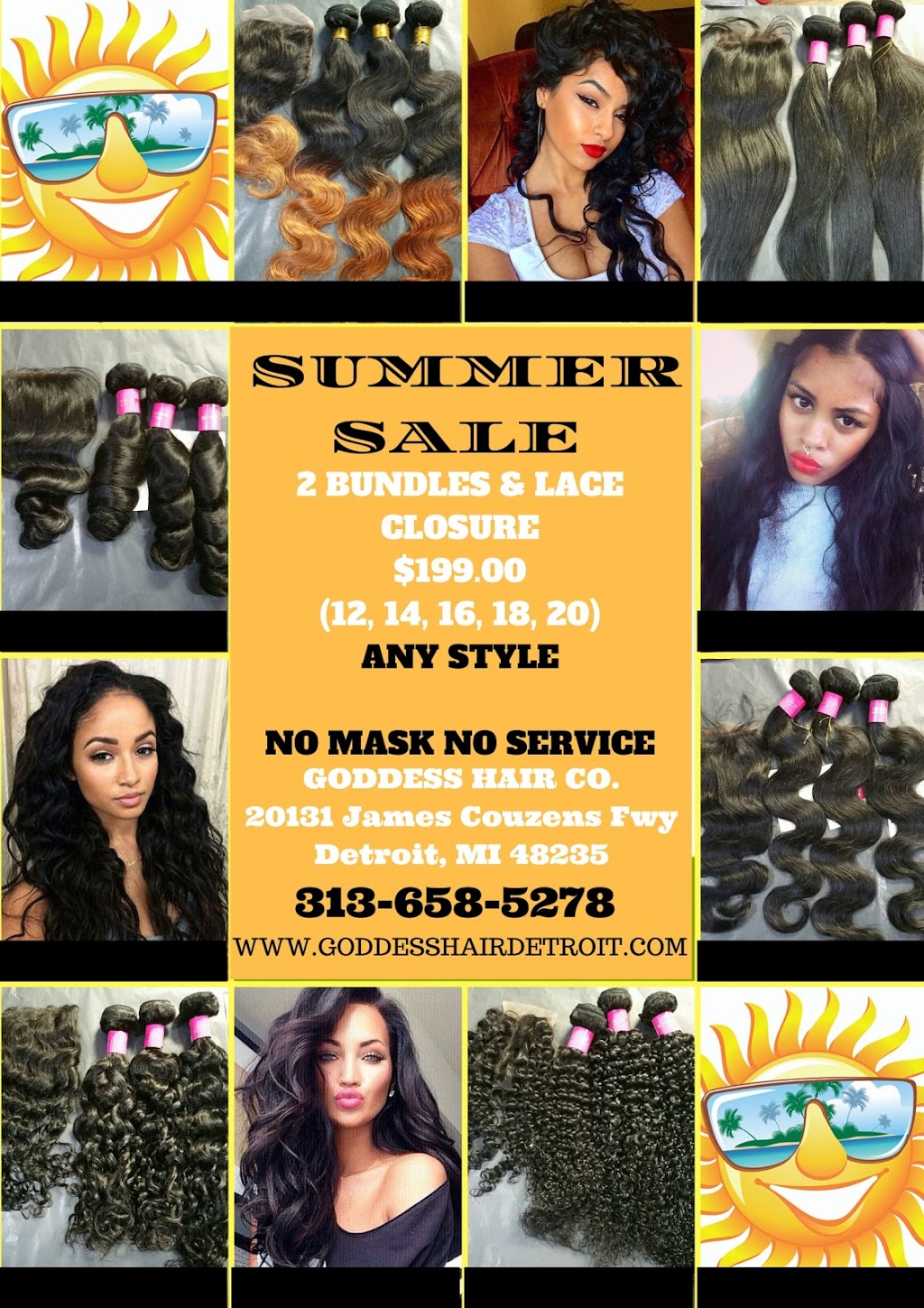 Goddess Hair Co & Waist Trainers | 20131 James Couzens Fwy, Detroit, MI 48235, USA | Phone: (313) 658-5278