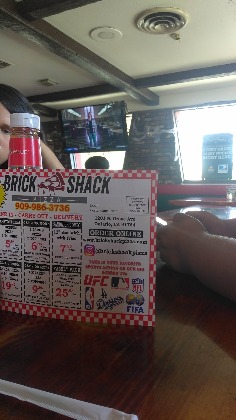Brick Shack Pizza | 1201 N Grove Ave, Ontario, CA 91764, USA | Phone: (909) 986-3736