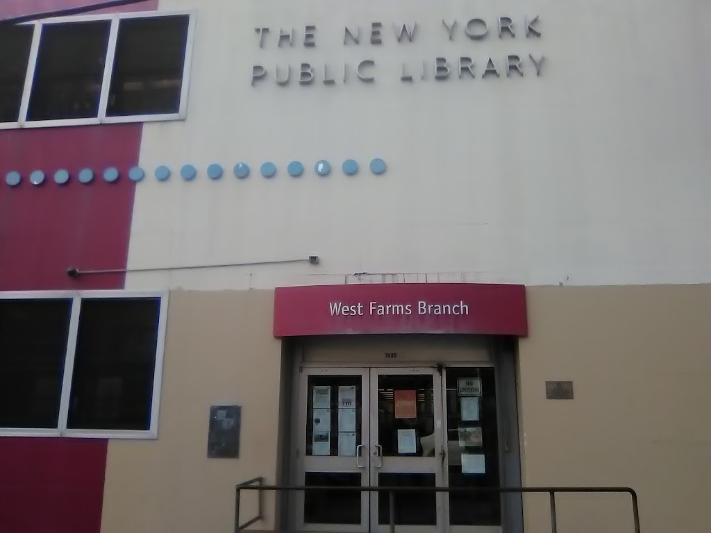 West Farms Library | 2085 Honeywell Ave, The Bronx, NY 10460, USA | Phone: (718) 367-5376