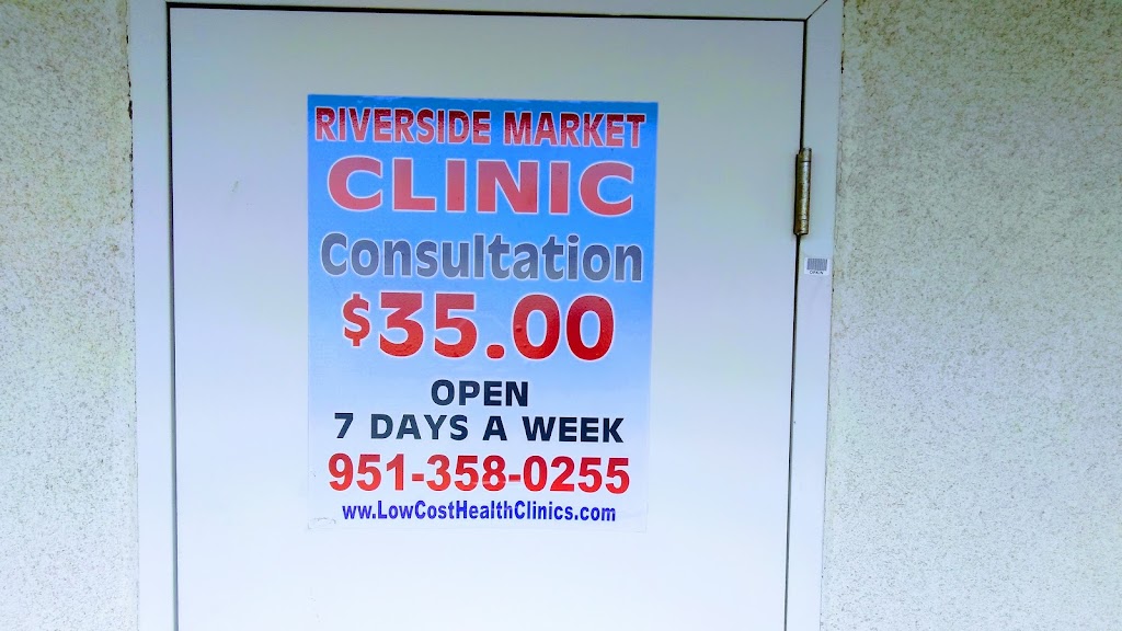 Riverside Market Clinic | 6200 Van Buren Boulevard #100, Riverside, CA 92503, USA | Phone: (951) 358-0255