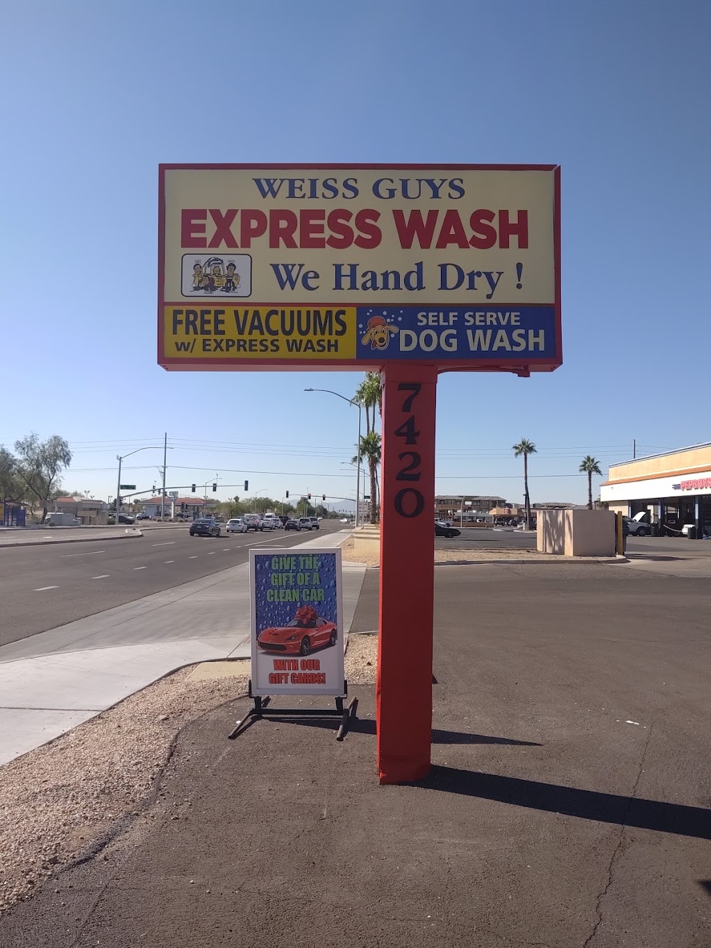 Weiss Guys Express Wash and Self Serve Car and Dog Wash | 7420 W Peoria Ave, Peoria, AZ 85345, USA | Phone: (623) 979-1177