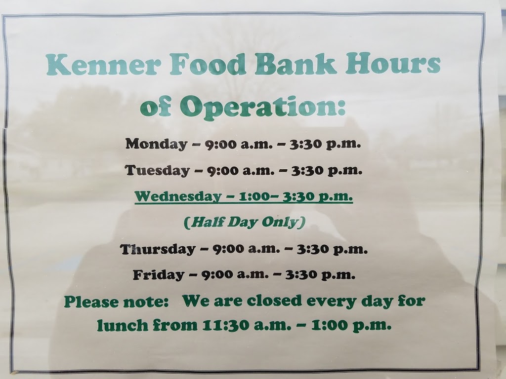 Community Service Food Bank | 317 Oxley St, Kenner, LA 70062, USA | Phone: (504) 468-7220