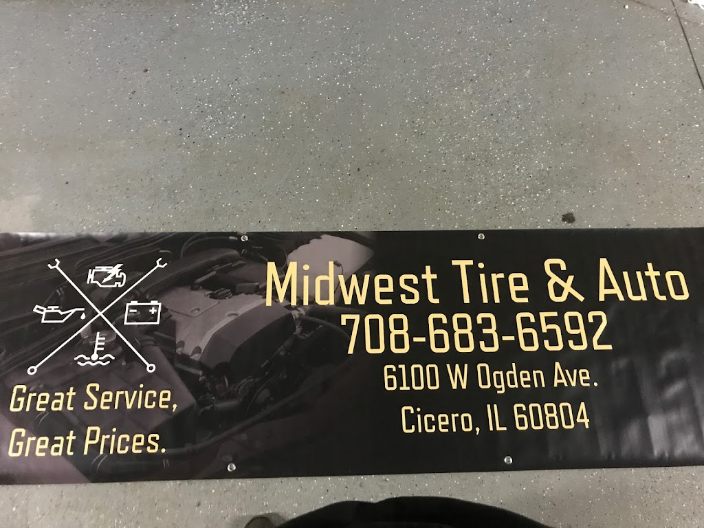 Midwest Tire & Auto | 6100 W Ogden Ave, Cicero, IL 60804, USA | Phone: (708) 683-6592