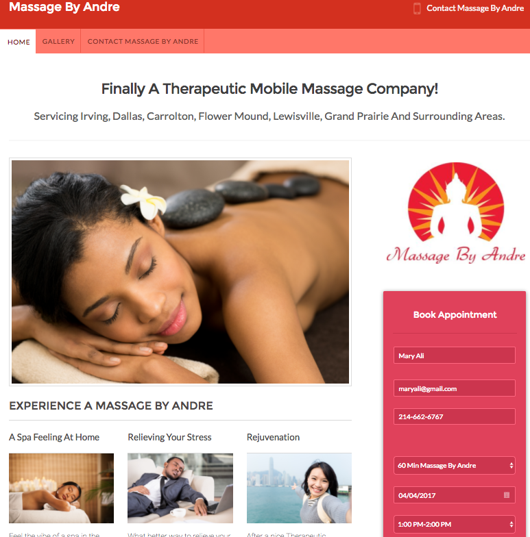 Massage By Andre | 2828 Forest Ln Suite 1121, Dallas, TX 75234, USA | Phone: (972) 704-6762