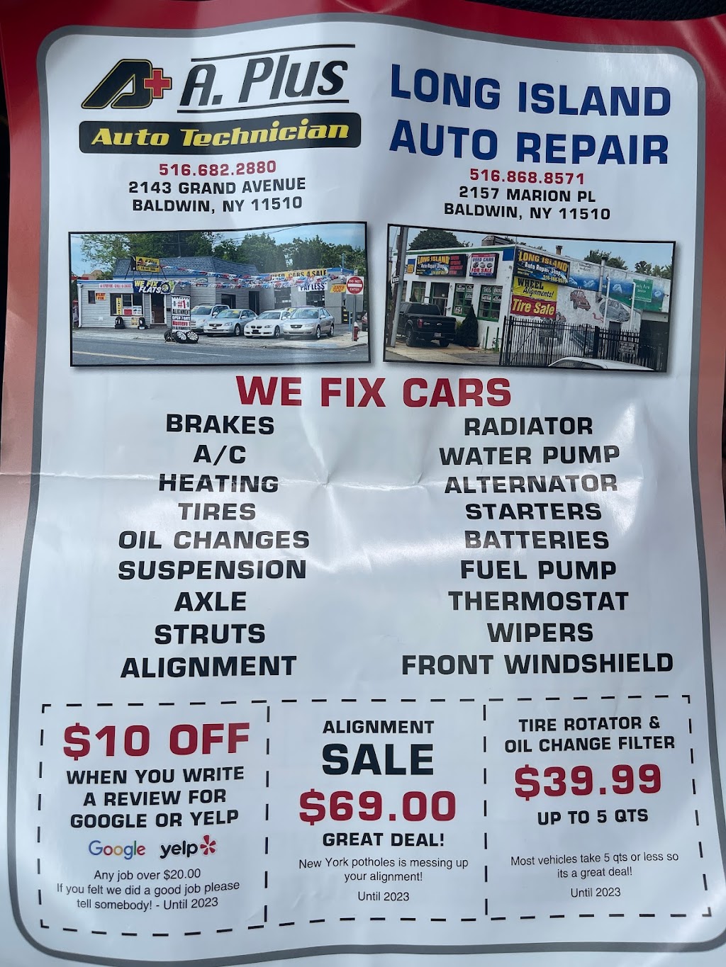 A Plus Technicians | 2143 Grand Ave, Baldwin, NY 11510, USA | Phone: (516) 682-2880