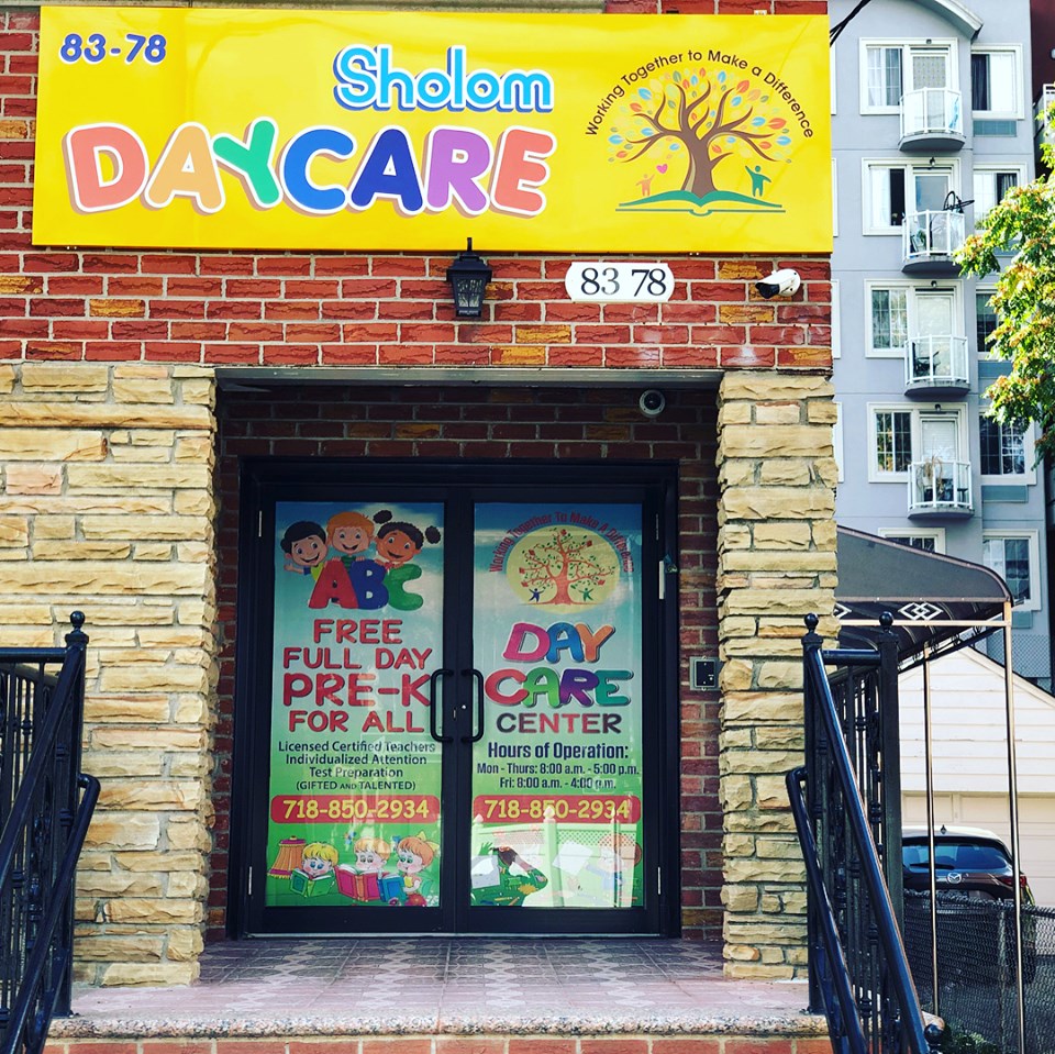 Sholom Learning Center - Daycare Briarwood | 83-78 Daniels St, Briarwood, NY 11435, USA | Phone: (718) 487-3114