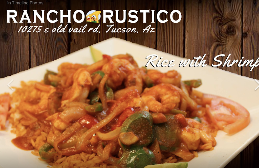 Rancho Rustico Restaurant | 10275 E Old Vail Rd, Tucson, AZ 85747, USA | Phone: (520) 574-2294