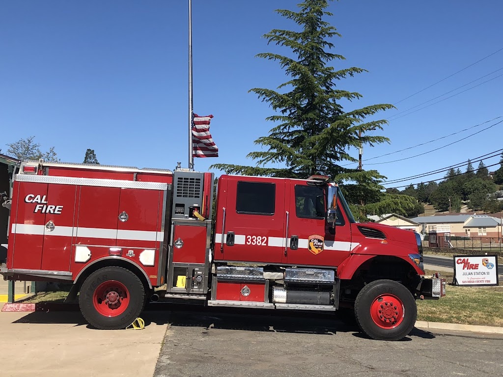 San Diego County Fire Station 50 | 1587 CA-78, Julian, CA 92036, USA | Phone: (760) 765-0511