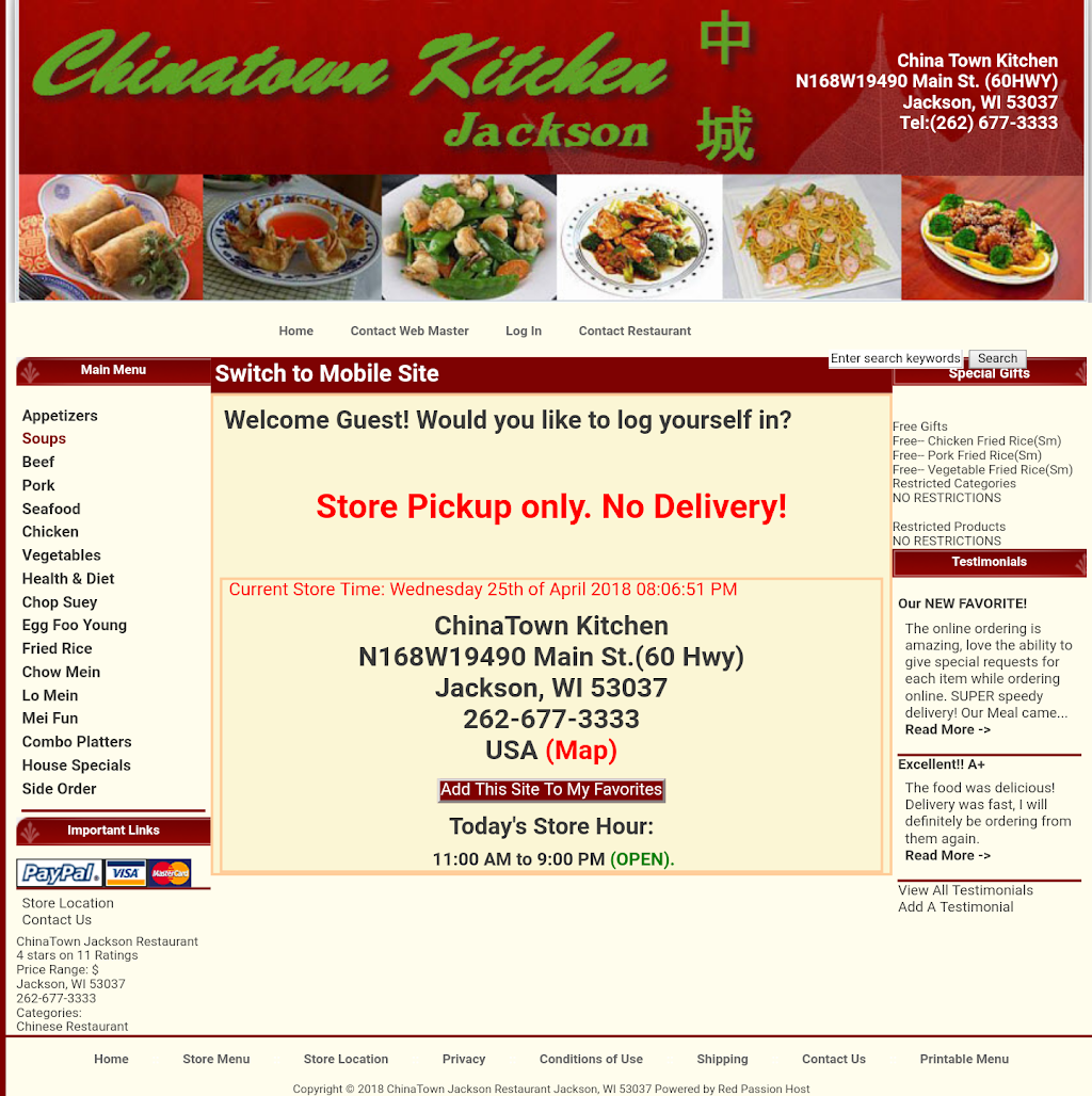 Chinatown Kitchen Chinese Restaurant | N168w19490 Main St, Jackson, WI 53037, USA | Phone: (262) 677-3333