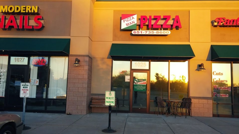 Pizza Man | 1025 Helmo Ave N, Oakdale, MN 55128, USA | Phone: (651) 735-8600