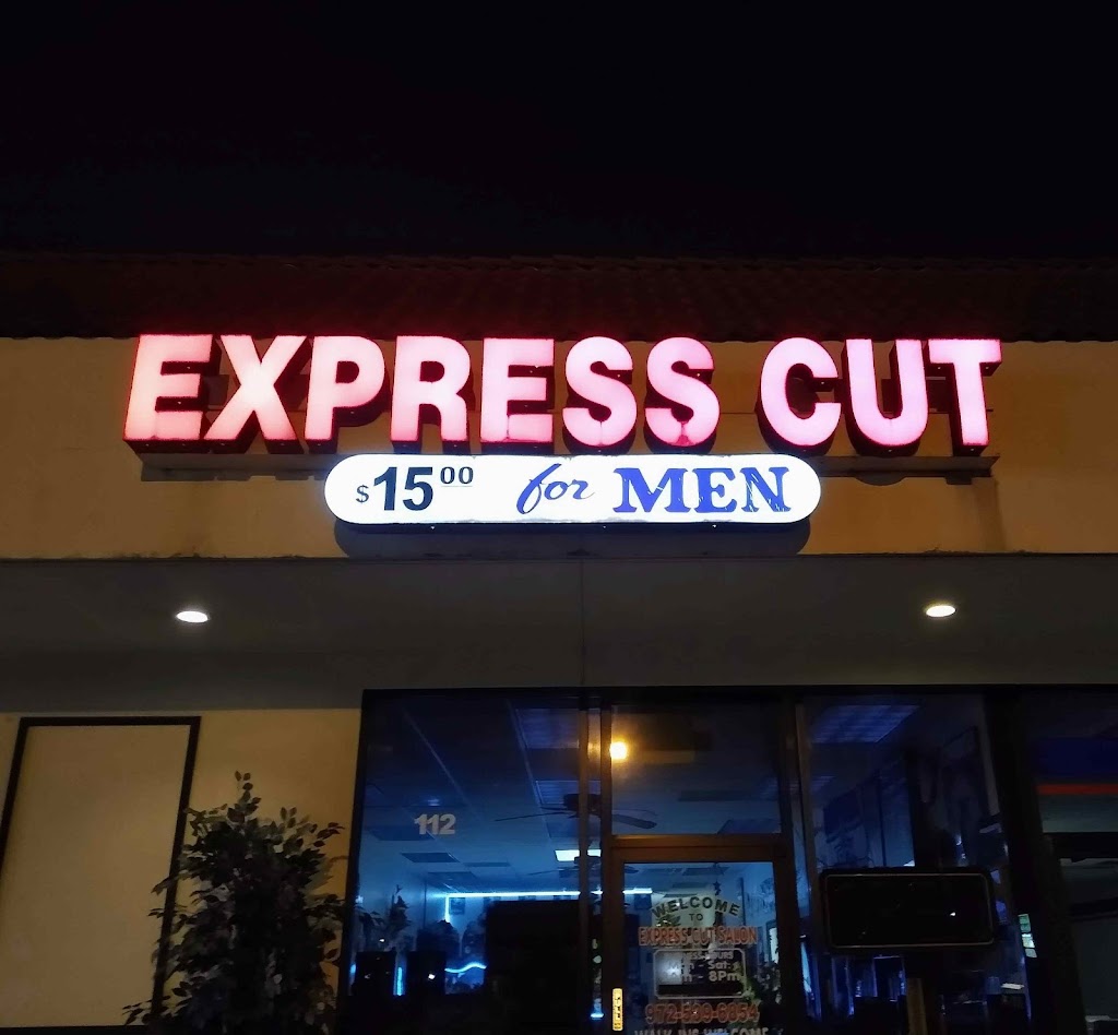 Express Cut | 601 Cross Timbers Rd Suite 112, Flower Mound, TX 75028, USA | Phone: (972) 539-6854