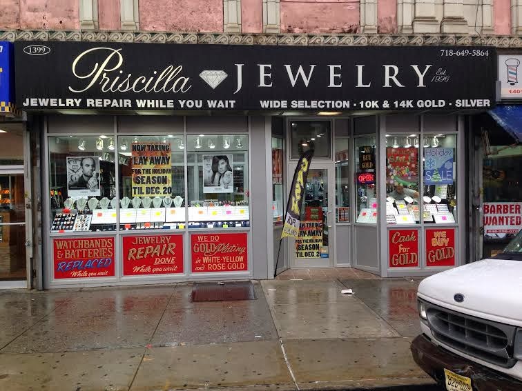Priscilla Jewelry | 1399 Rockaway Pkwy, Brooklyn, NY 11236, USA | Phone: (718) 649-5864