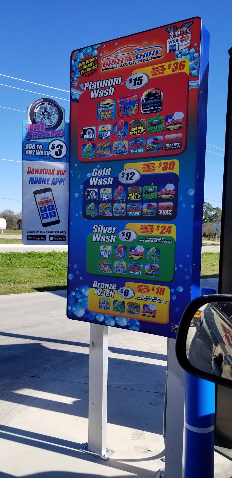 Brite and Shiny Car Wash | 1309 Main St, Buda, TX 78610, USA | Phone: (512) 784-5665