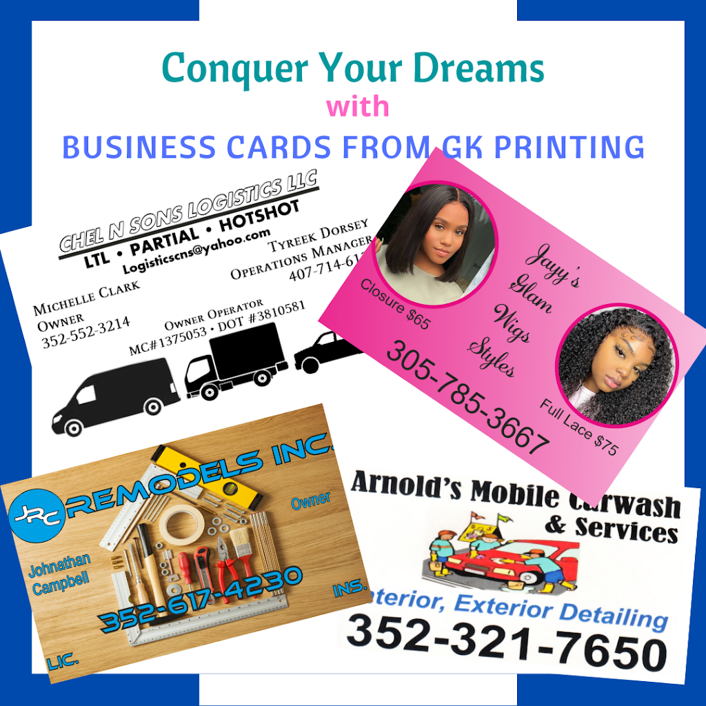 GK Printing | 407 Plaza Dr, Eustis, FL 32726, USA | Phone: (352) 508-5049