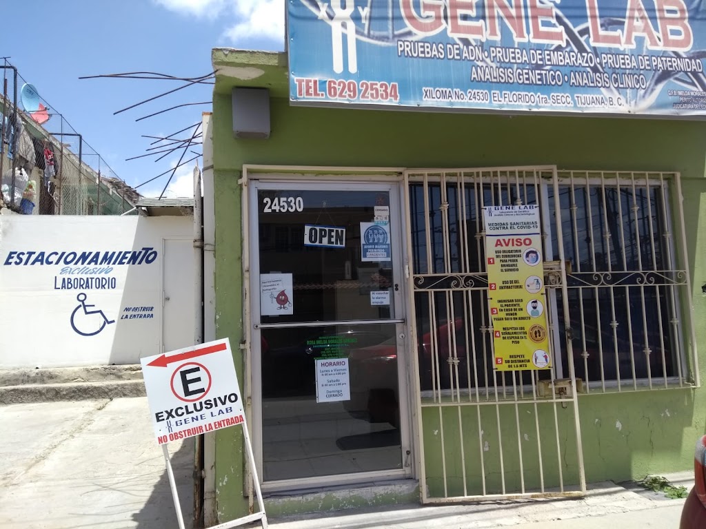 GENELAB | Xiloma 24530, El Florido 1ra y 2da Secc, 22237 Tijuana, B.C., Mexico | Phone: 664 629 2534