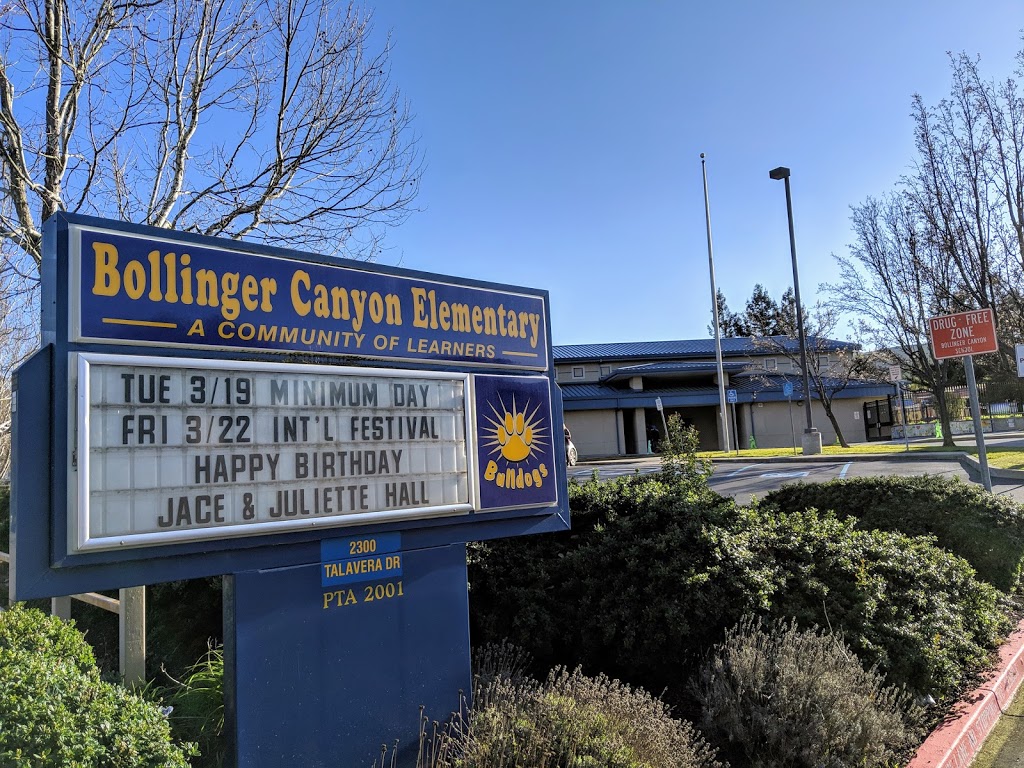 Bollinger Canyon Elementary | 2300 Talavera Dr, San Ramon, CA 94583, USA | Phone: (925) 242-3200