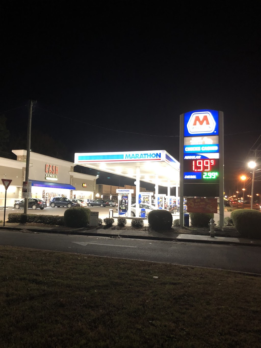 Marathon Gas | 1440 Getwell Rd, Memphis, TN 38111, USA | Phone: (901) 744-4741