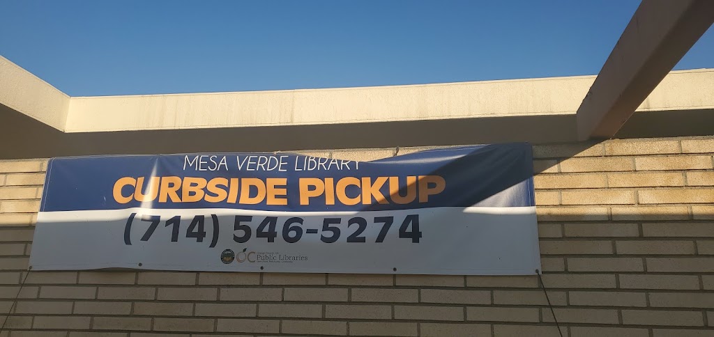 Mesa Verde Branch Library | 2969 Mesa Verde Dr E, Costa Mesa, CA 92626, USA | Phone: (714) 546-5274