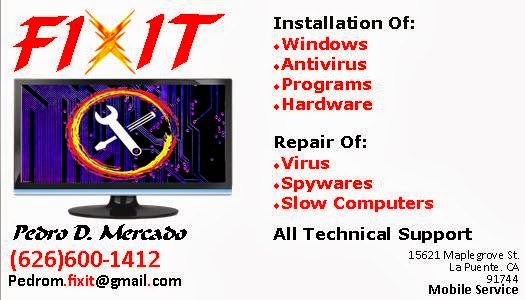 FIXIT | 15621 Maplegrove St, La Puente, CA 91744, USA | Phone: (626) 600-1412