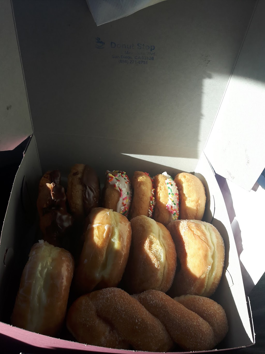Donut Stop | 9330 Mira Mesa Blvd # E, San Diego, CA 92126, USA | Phone: (858) 271-8751