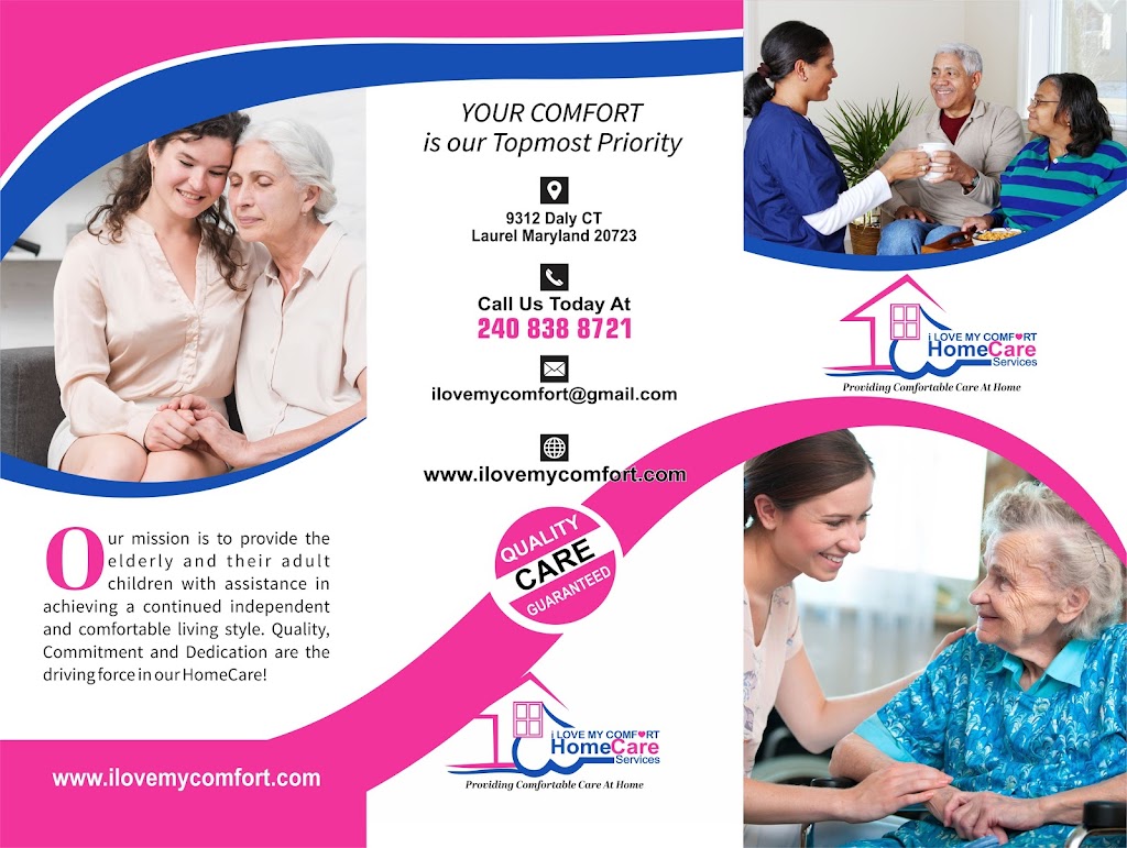 i Love My Comfort HomeCare | 9312 Daly Ct, Laurel, MD 20723, USA | Phone: (240) 838-8721