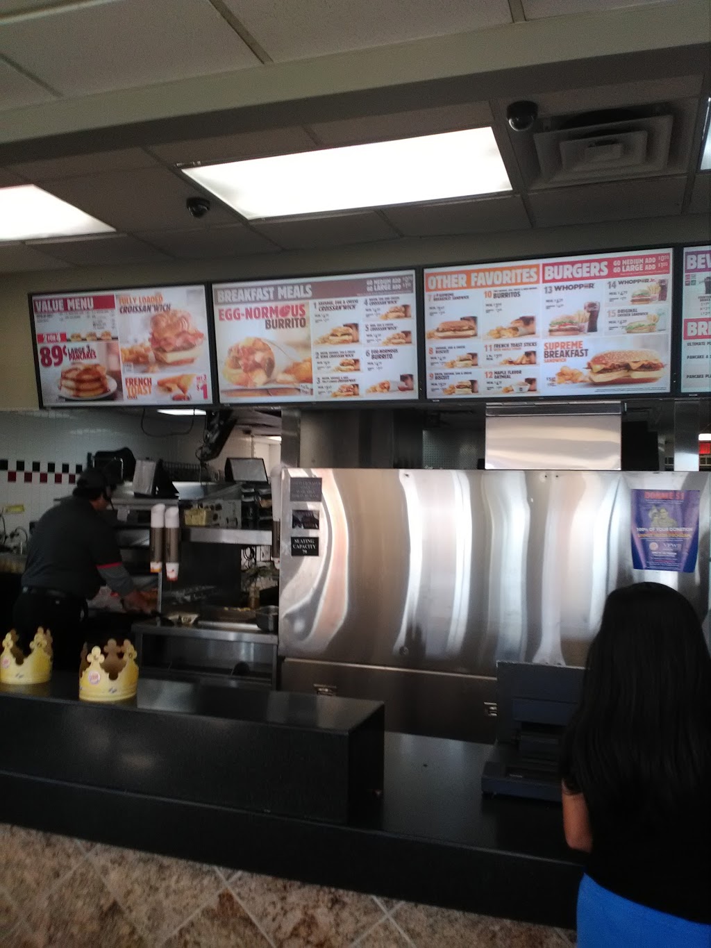 Burger King | 1125 E Charleston Blvd, Las Vegas, NV 89104, USA | Phone: (702) 384-0046
